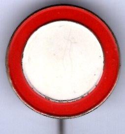 Verkeersbord zilverkleurig speldje ( X_028 ), Verzenden, Nieuw, Overige onderwerpen, Speldje of Pin