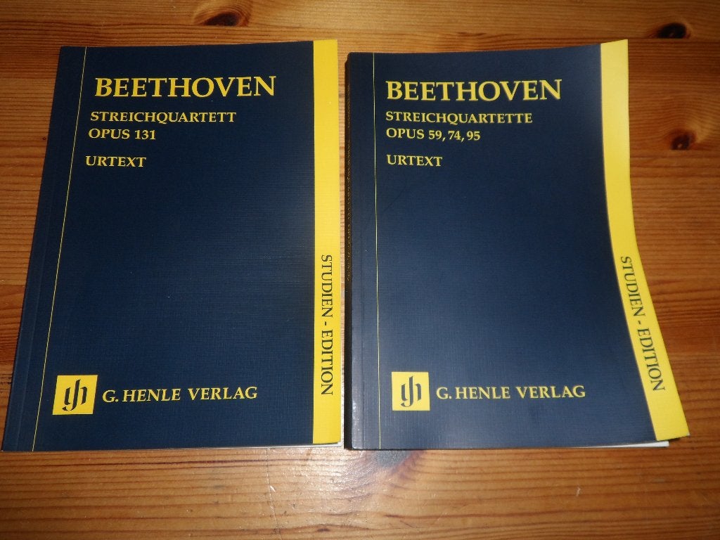 Beethoven - streichquartetten - studien edition 8x, Klassiek, Ophalen of Verzenden, Zo goed als nieuw, Cello