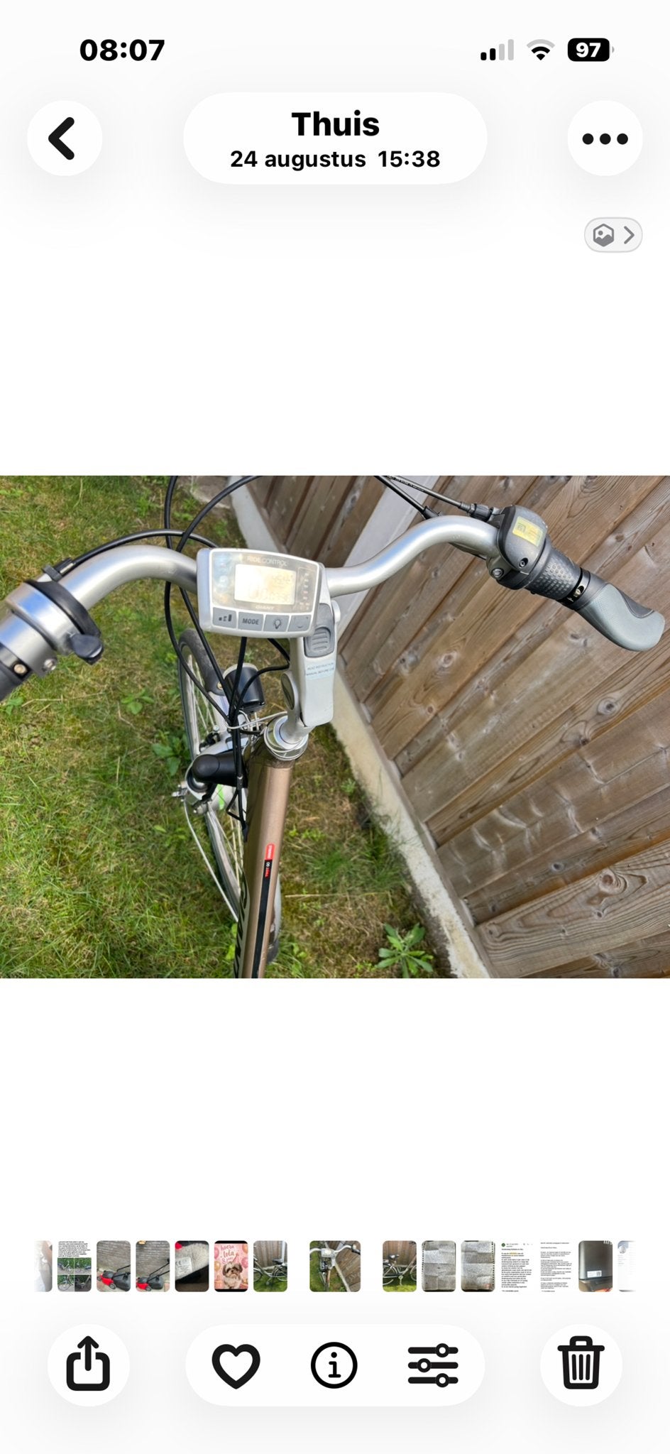 Giant elektrische fiets - Goed onderhouden, Ophalen, Gebruikt, Giant, 51 tot 55 cm