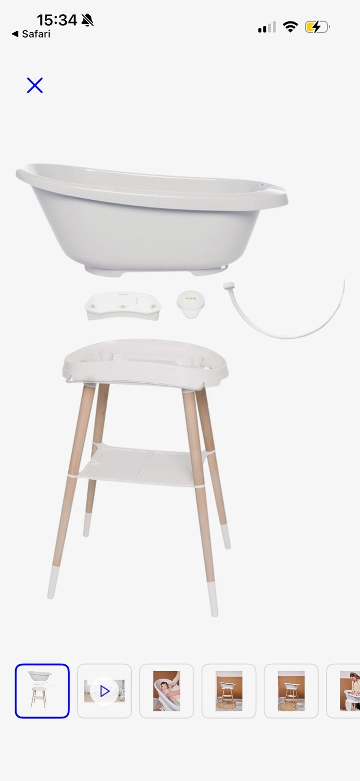 Babybadje Bebe jou, Kinderen en Baby's, Badjes en Verzorging, Ophalen, Zo goed als nieuw, Badje