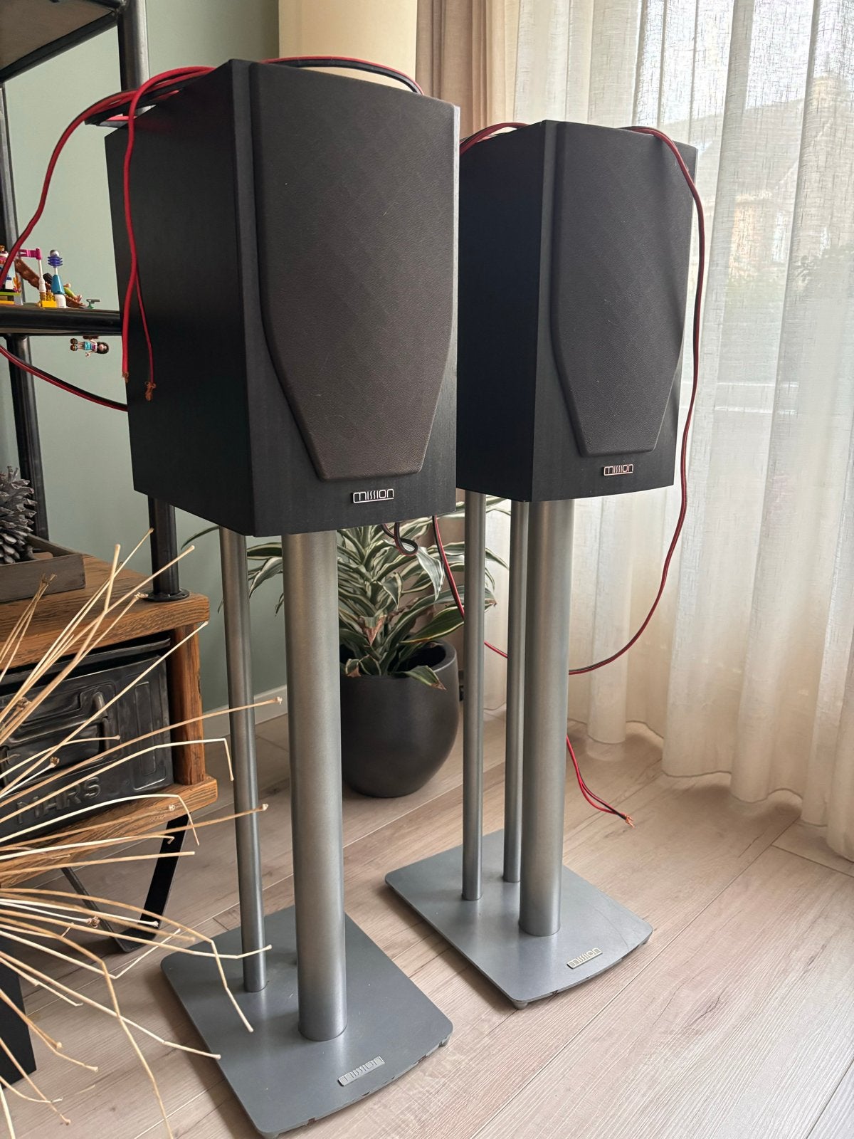 Mission M72 Boekenplank Luidsprekers met Stands, Ophalen, Gebruikt, Basreflex, Boekenplank luidspreker