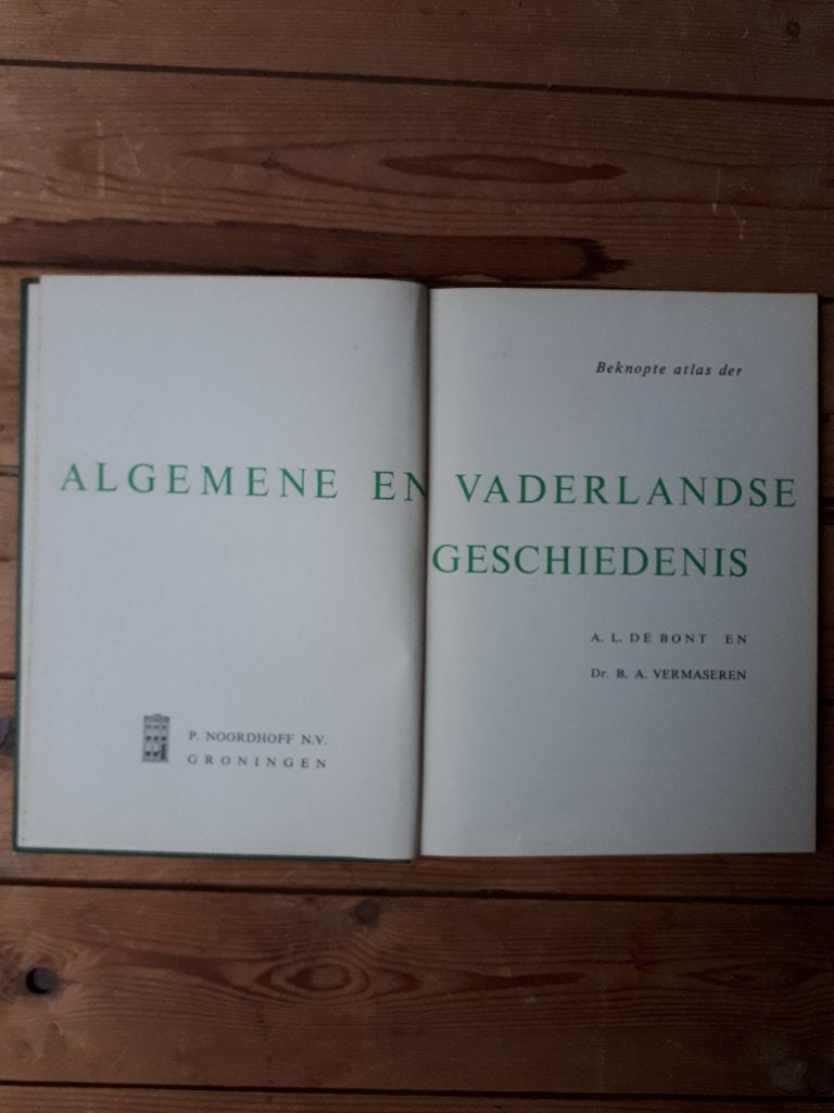 beknopte atlas der algemene en vaderlandse geschiedenis, Verzenden, A.L. de Bont