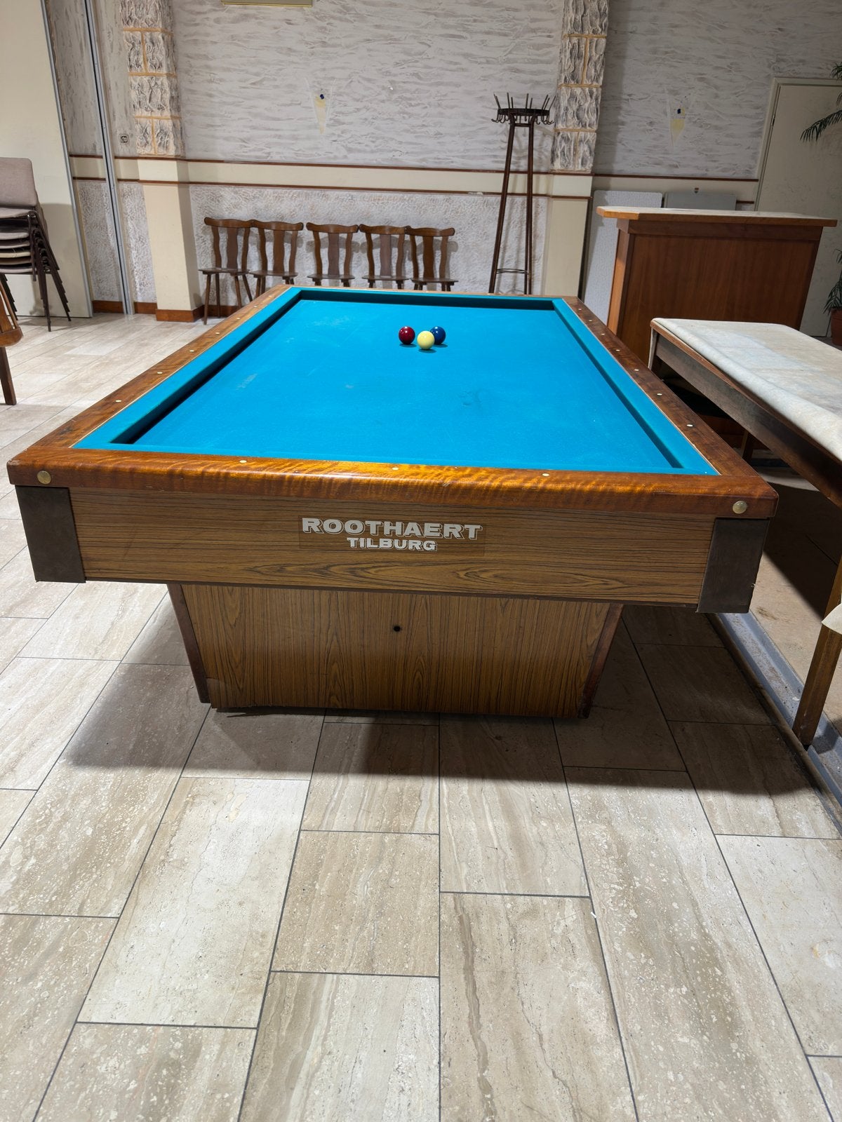 Roothaert Biljarttafel - 258x142cm, Ophalen, Gebruikt, Biljarttafel