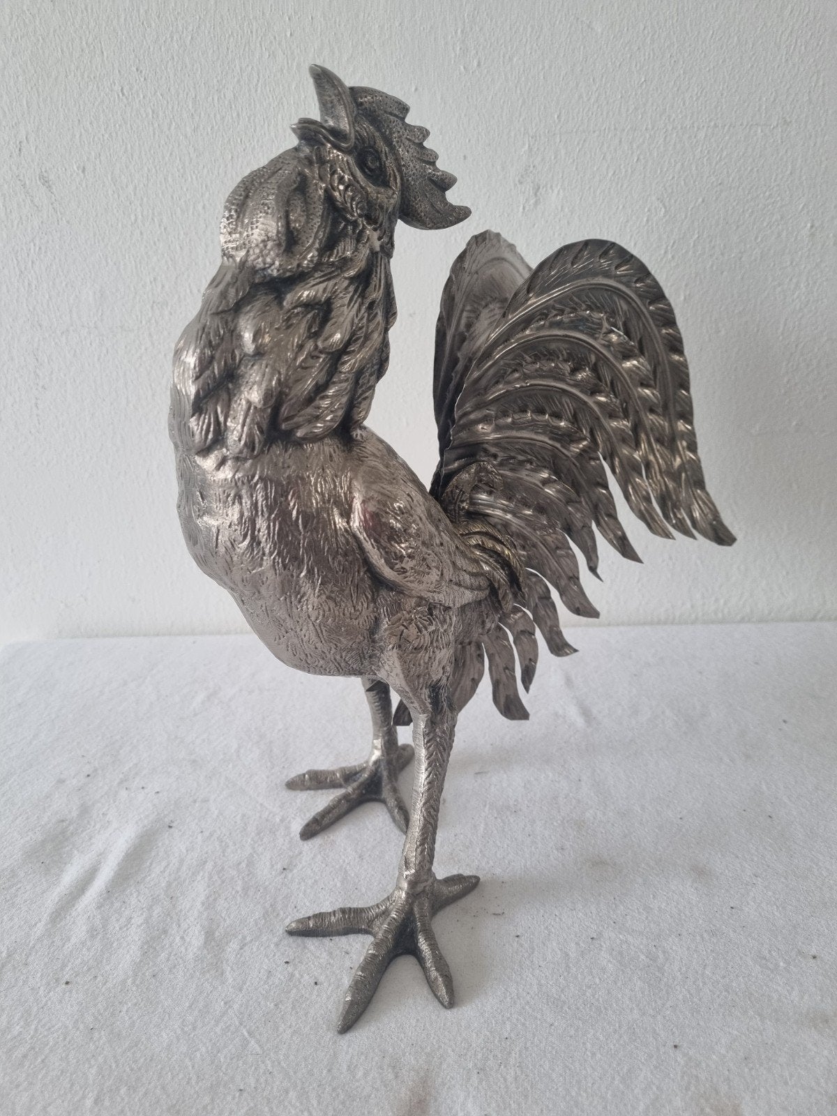 Messing of Brons verguld beeld van een haan, Ophalen of Verzenden