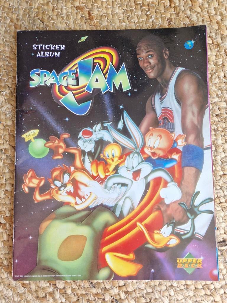 Space Jam sticker album, Verzamelen, Stickers, Ophalen of Verzenden, Zo goed als nieuw, Strip of Tekenfilm