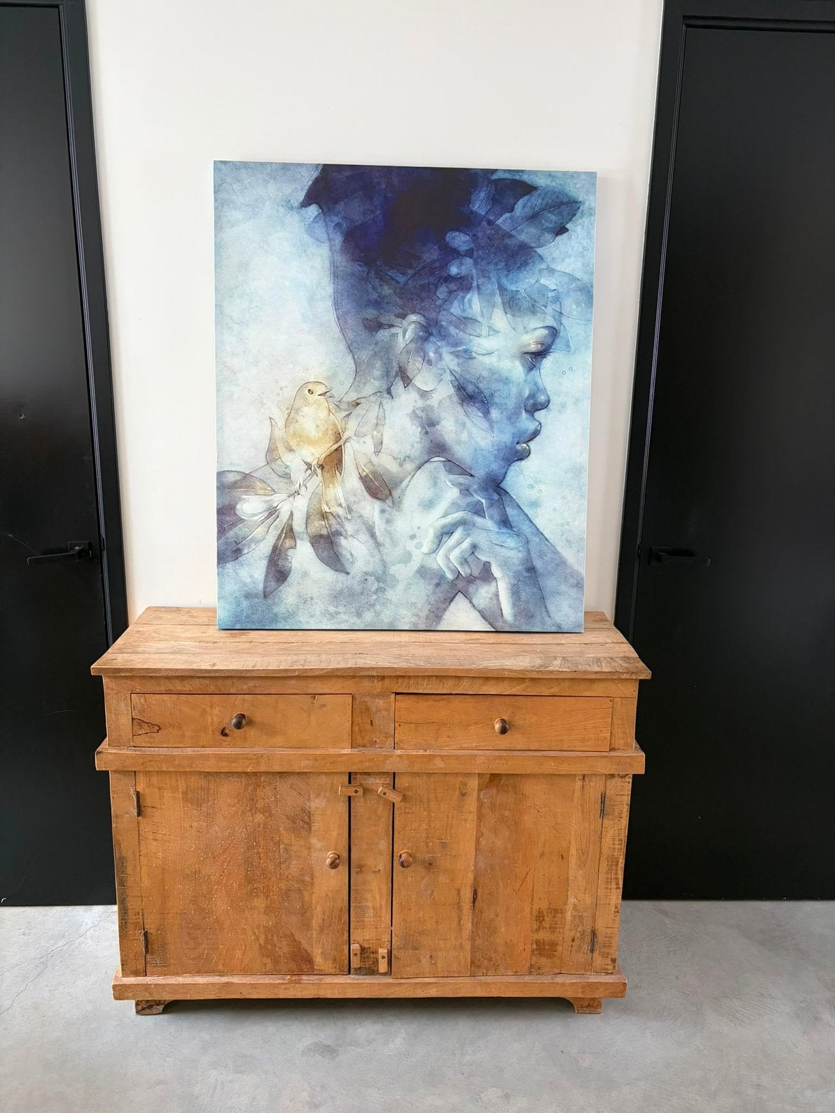 canvas schilderij, Ophalen