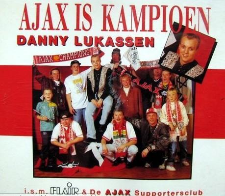 DANNY LUKASSEN CD SINGLE AJAX IS KAMPIOEN, Ophalen of Verzenden, Zo goed als nieuw, Pop