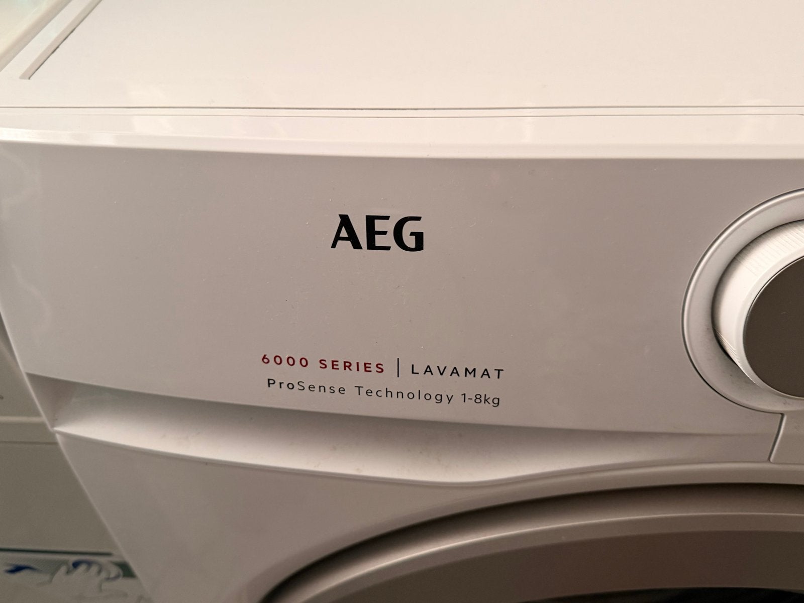AEG 6000 Series Lavamat ProSense Wasmachine 1-8kg, Ophalen, Gebruikt, Voorlader, Kort programma