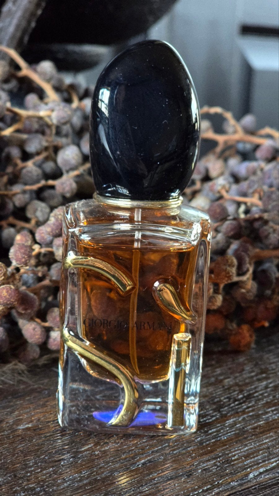 Giorgio Armani Si Eau de Parfum Intense - Zo goed als nieuw, Ophalen of Verzenden, Zo goed als nieuw