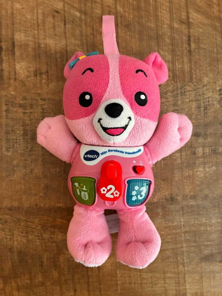 Vtech Mijn Berebeste vriendinnetje roze. PRIMA staat., Ophalen of Verzenden, Zo goed als nieuw, 6 maanden tot 2 jaar