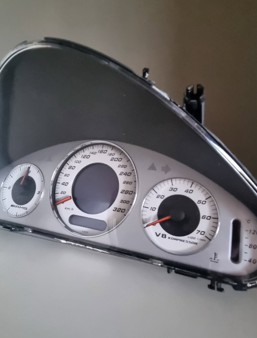 Mercedes E55 CLS55 AMG teller Instrumentenpaneel W211/W219, Ophalen of Verzenden, Gebruikt, Mercedes-Benz