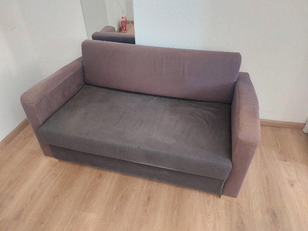 Slaapbank, Ophalen, Gebruikt, 150 tot 200 cm, Tweepersoons