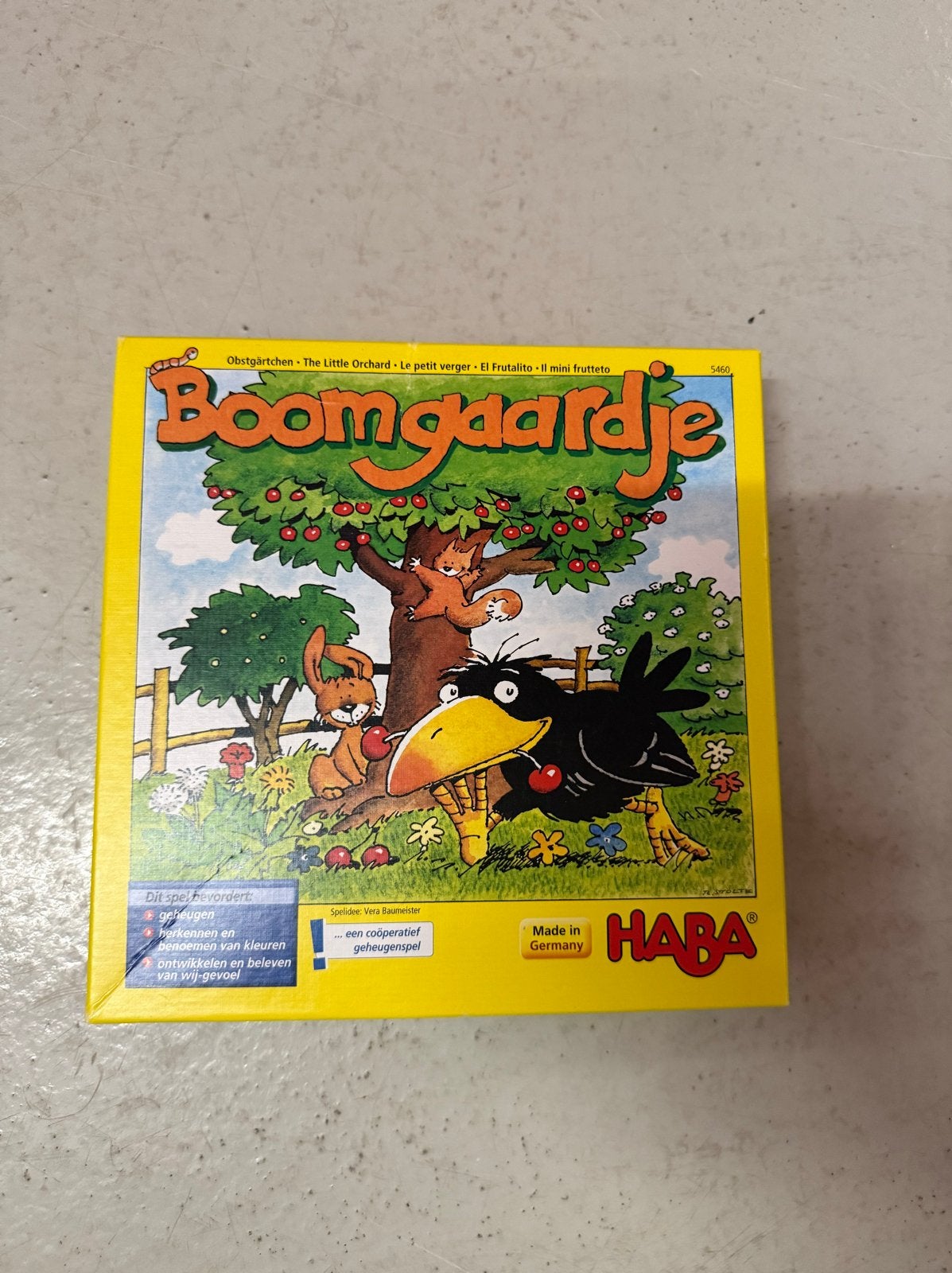 HABA Boomgaardje: Coöperatief Geheugenspel, Hobby en Vrije tijd, Gezelschapsspellen | Bordspellen, Een of twee spelers, Ophalen of Verzenden