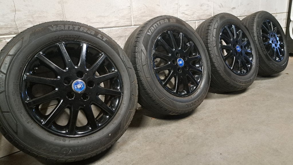 Zwarte velgen Fiat Scudo Peugeot Expert 508 Jumpy 215/60/16c, 16 inch, Banden en Velgen, Ophalen of Verzenden, Zomerbanden