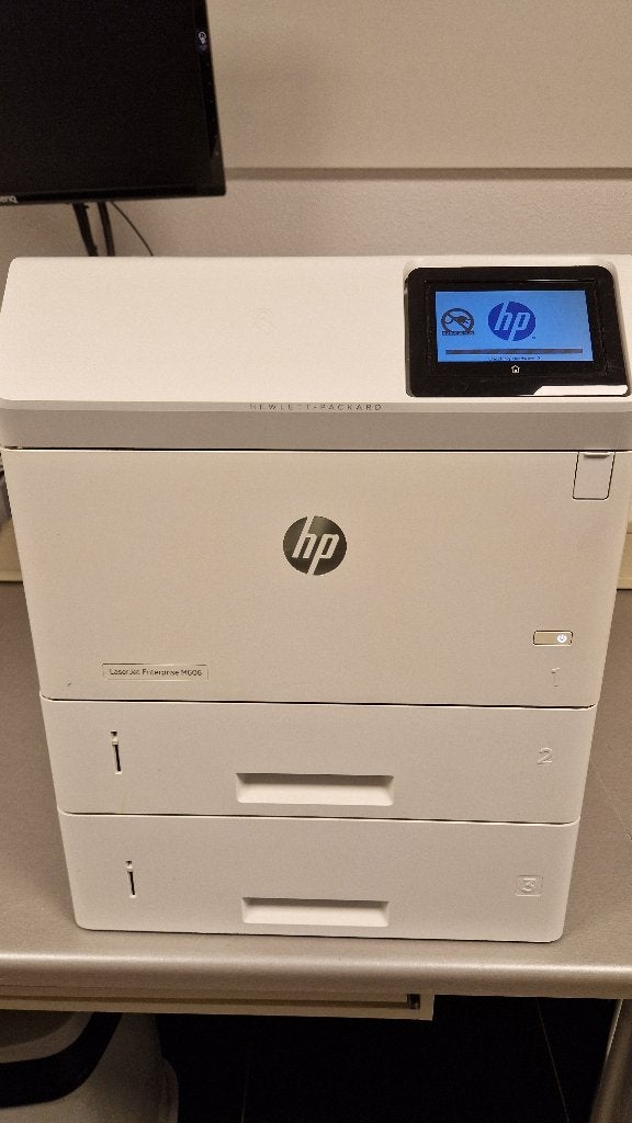 HP LaserJet Enterprise M606, Computers en Software, Ophalen, Zwart-en-wit printen, Gebruikt, Printer