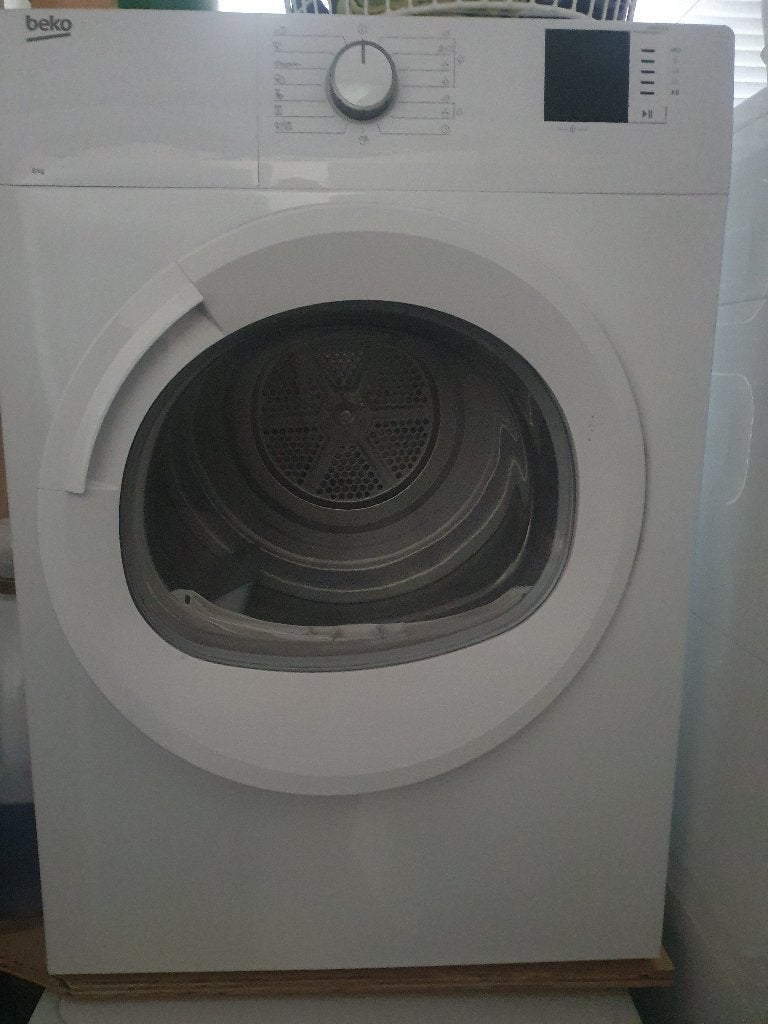 BEKO wasdroger, Luchtafvoer, 8 tot 10 kg, Ophalen of Verzenden, Zo goed als nieuw