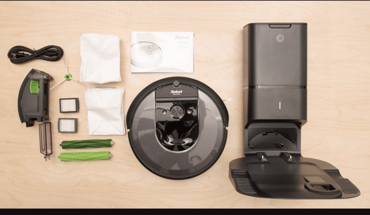 iRobot Roomba i7 robot stofzuiger met app bediening, Witgoed en Apparatuur, Gebruikt, IRobot, Ophalen of Verzenden, Robotstofzuiger