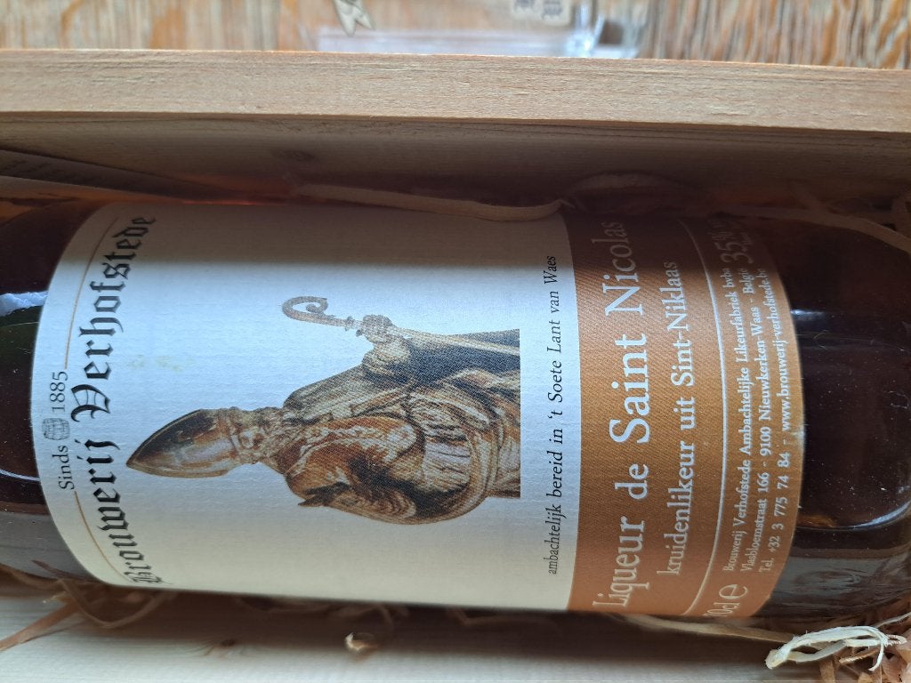 Sinterklaas likeur + glaasje, Ophalen of Verzenden, Nieuw, Overige typen