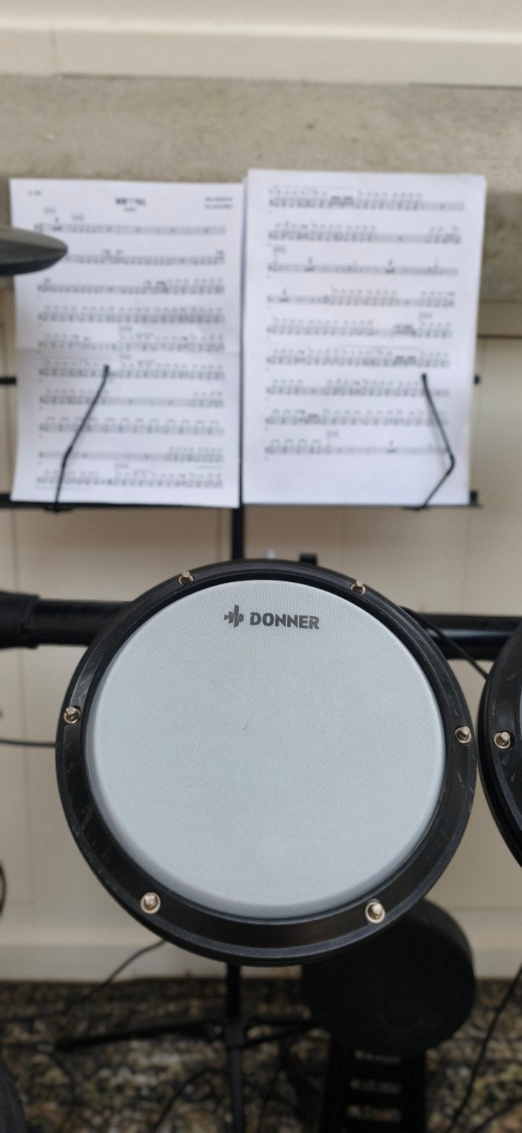 Foto 2 van Complete Donner DED-200 e-drumset – Direct drummen!
