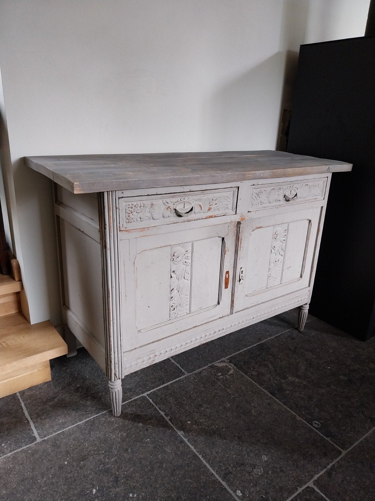 Antiek dressoir/kastje met lades en deuren, Ophalen