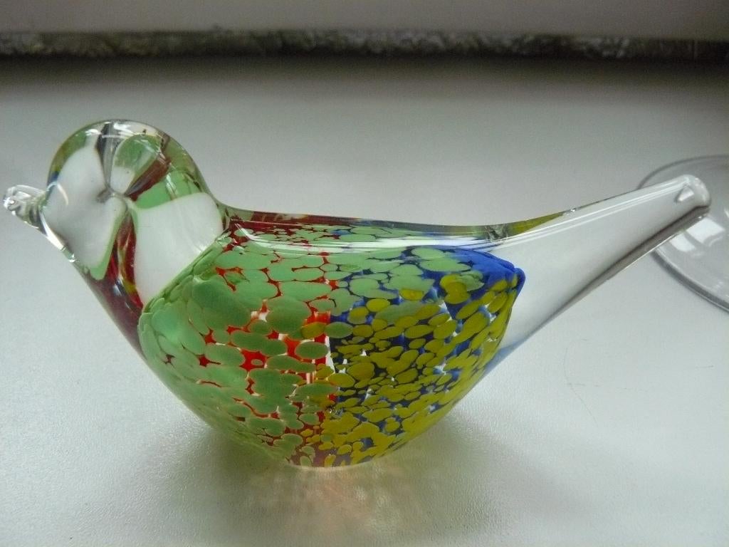 glas vogeltje, Antiek en Kunst, Ophalen of Verzenden