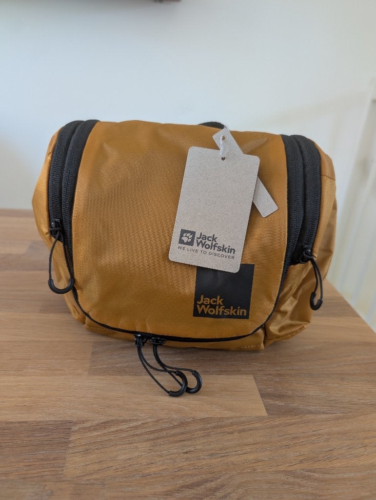 Jack Wolfskin toilettas Wandermood Washbag, Ophalen of Verzenden, Nieuw, Bruin, Heer of Dame