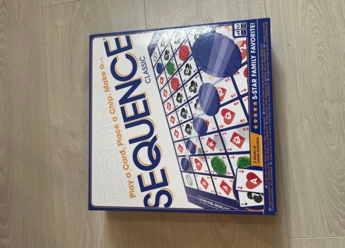 Sequence Classic Bordspel - Strategisch Kaartspel, Een of twee spelers, Ophalen of Verzenden, Zo goed als nieuw