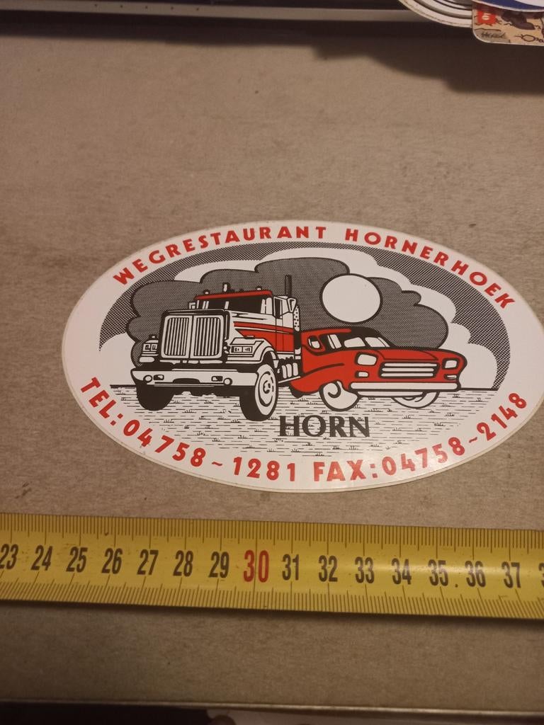 Hornerhoek wegrestaurant horn, Verzamelen, Ophalen of Verzenden, Zo goed als nieuw