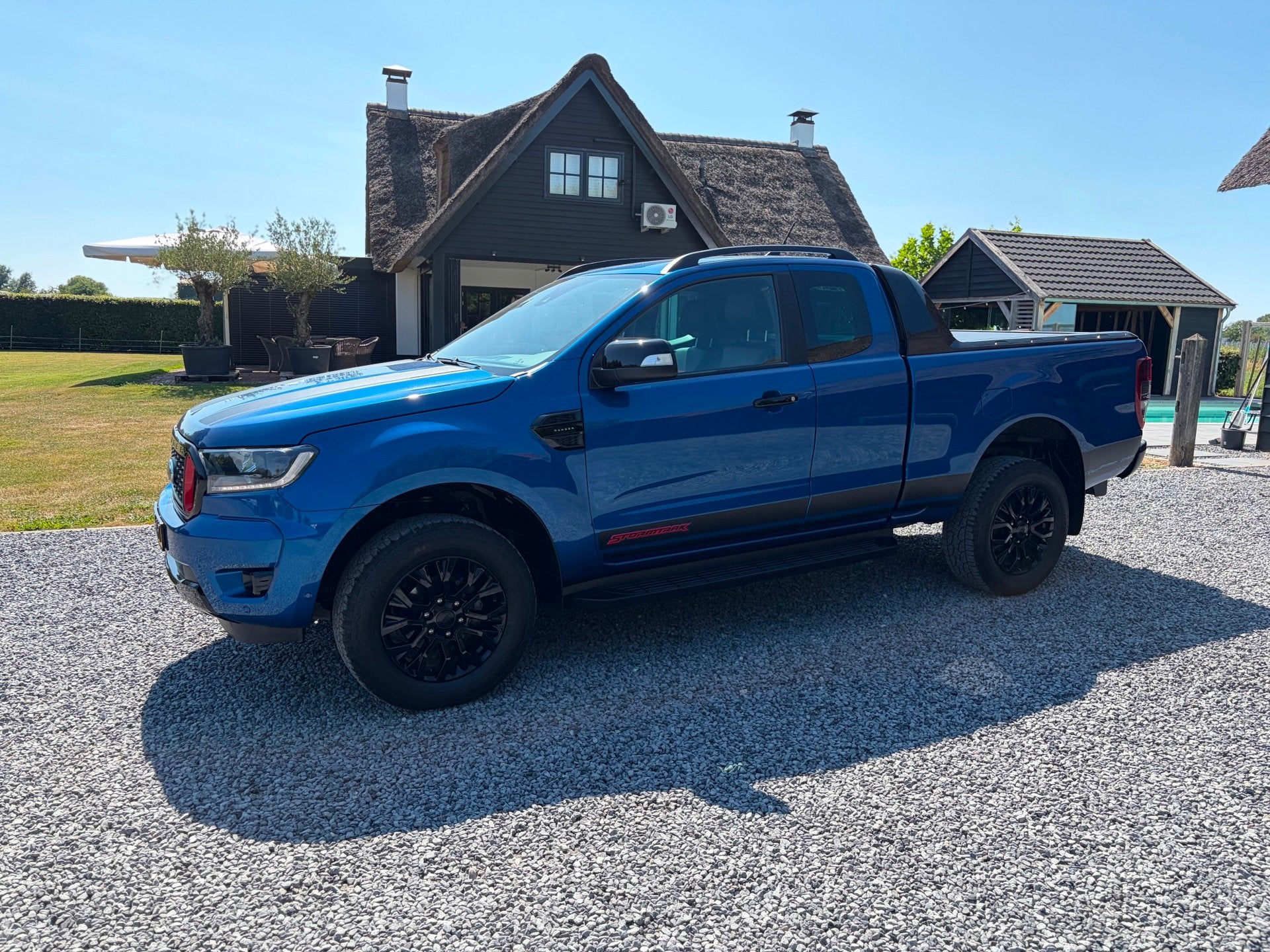 Ford Ranger 2.0 EcoBlue Wildtrak Supercab, Auto's, Ford, Gebruikt, 4 cilinders, Blauw, Bedrijf