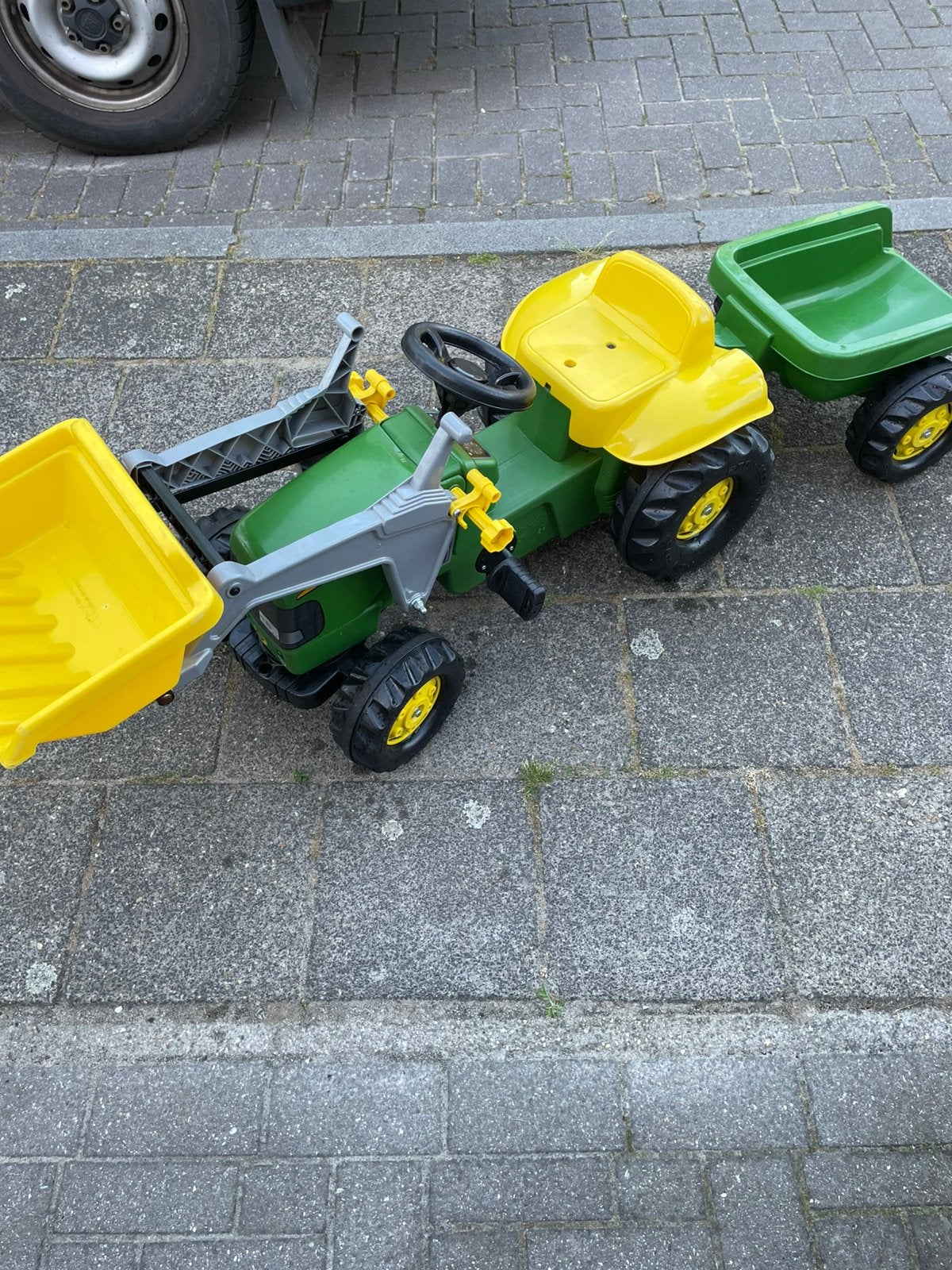 Kindertractor john deere, Ophalen, Zo goed als nieuw, Trapvoertuig