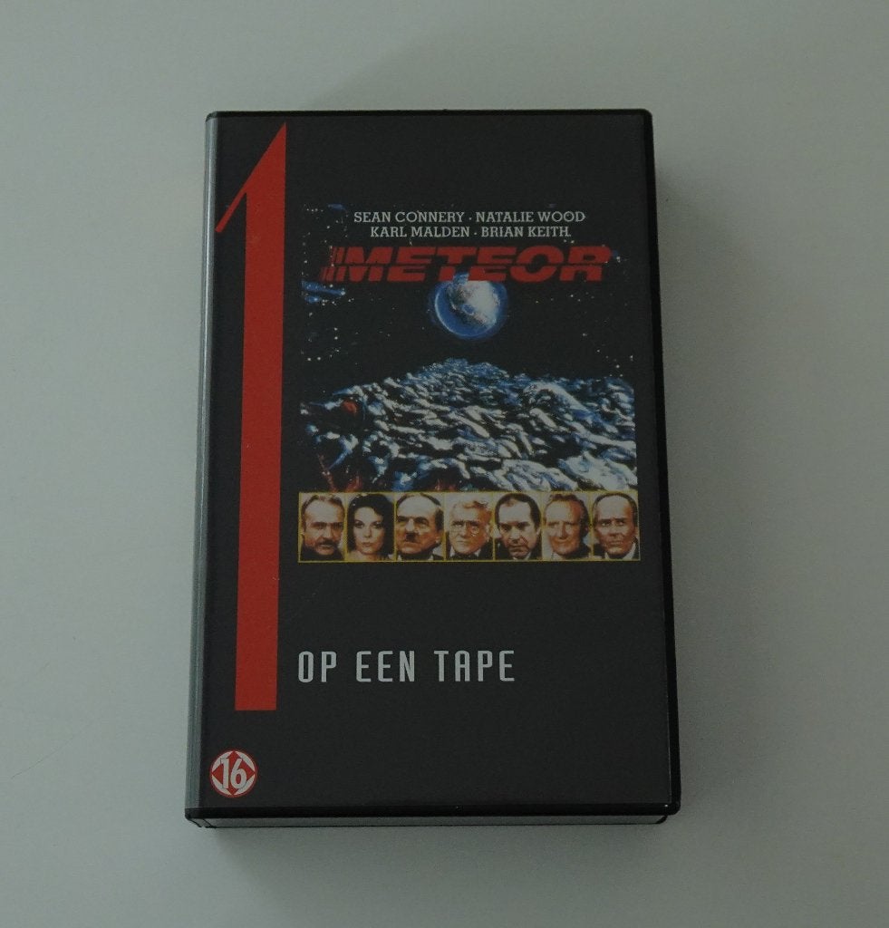 Meteor - Film op VHS uit 1979, Vanaf 16 jaar, Ophalen, Zo goed als nieuw