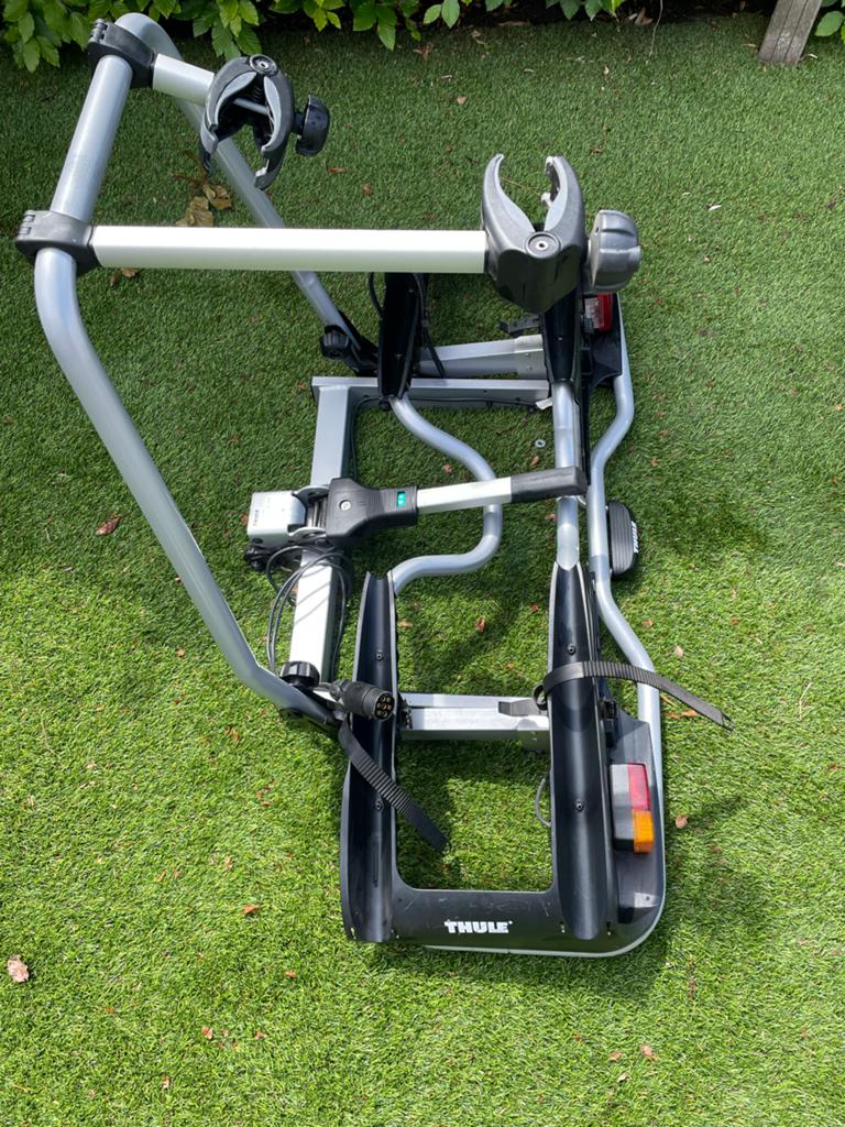 Thule Fietsendrager EP 916 met sleutels, Auto diversen, Ophalen, 2 fietsen, Gebruikt, Trekhaakdrager
