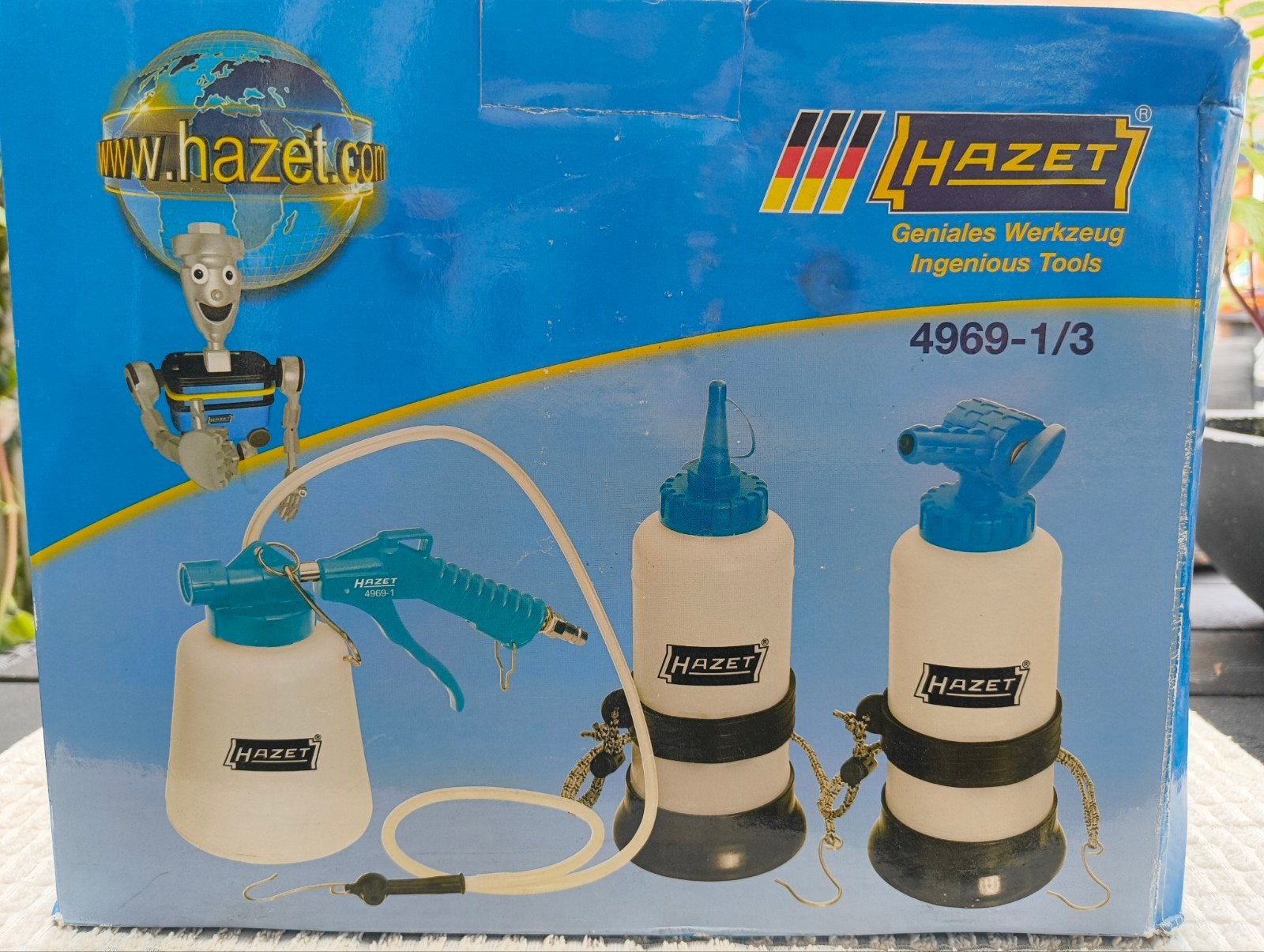 Hazet Rem-/ontluchtingsapparaat, remhydraulica Nieuwe, Auto diversen, Ophalen of Verzenden, Nieuw