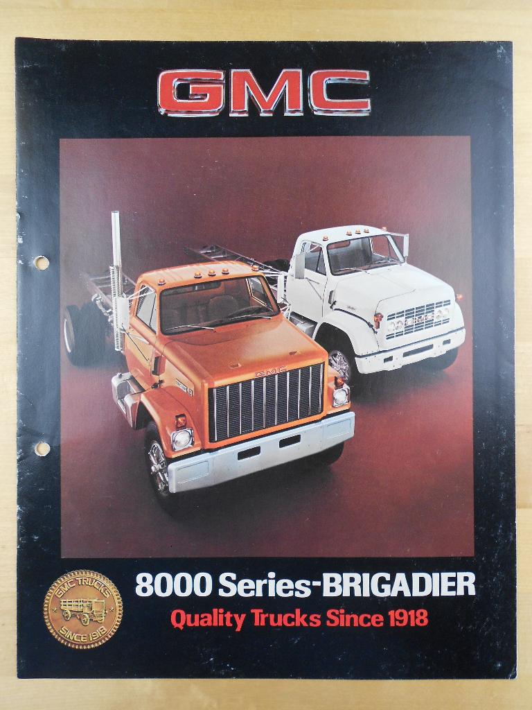 GMC 8000 Series Brigadier Brochure 1979, GMC, Ophalen of Verzenden, Zo goed als nieuw, Overige merken