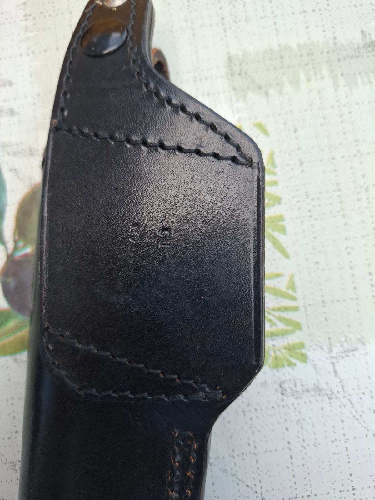 Zwart lederen holster, maat 32, Ophalen of Verzenden