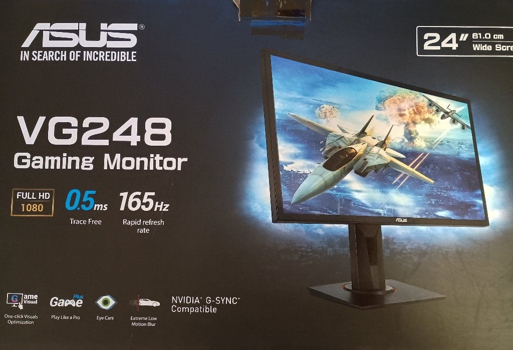 ASUS 24" 165Hz gaming monitor met speakers