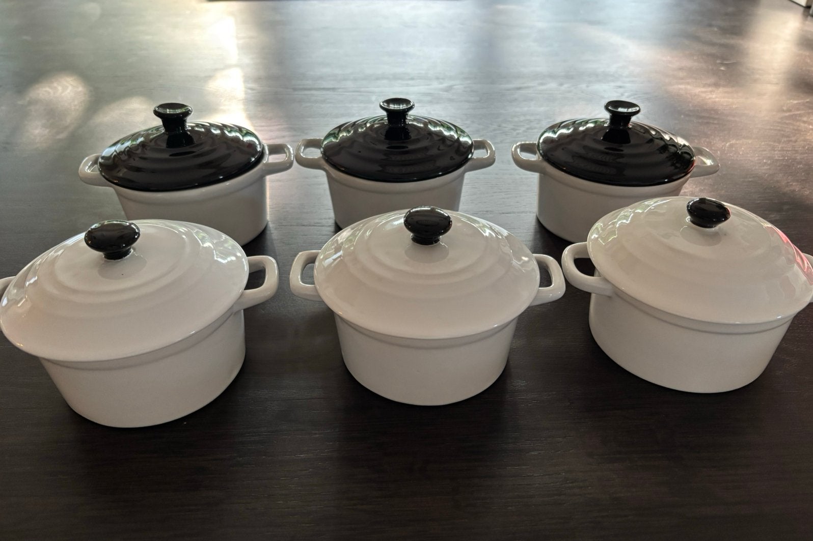 Mini Stoofpannetjes, Mini Cocotte - 6 stuks, Ophalen, Zo goed als nieuw, Overige materialen, Braadpan