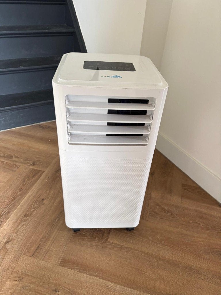 Goed werkende Mobiele airco, Ophalen, Minder dan 60 m³, 2 snelheden, Zo goed als nieuw