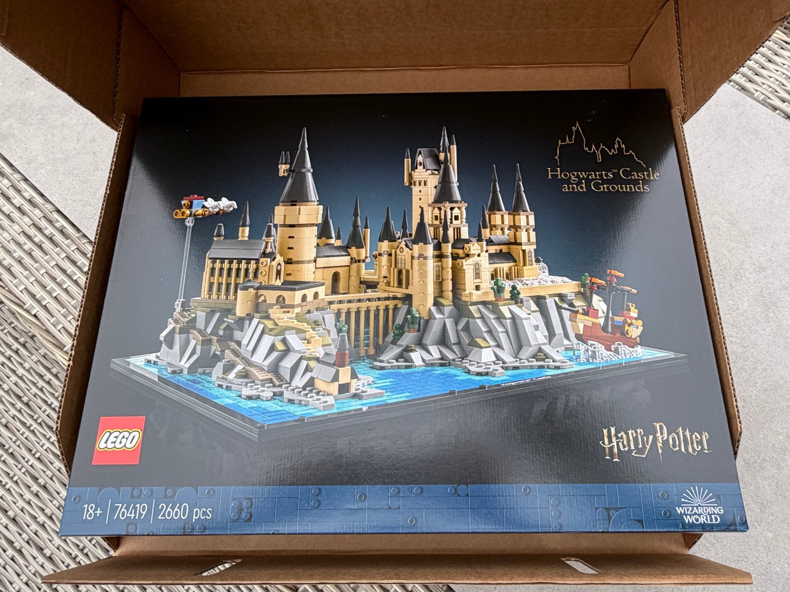 LEGO Harry Potter Zweinstein Kasteel en Landgoed 76419, Lego, Denemarken, Ophalen of Verzenden, Complete set