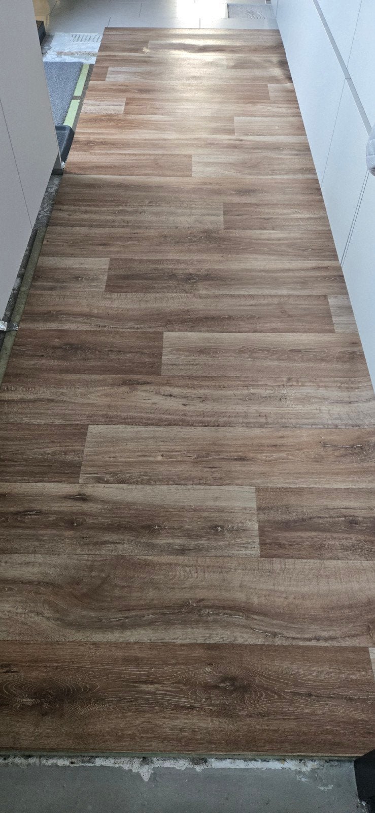 HORNBACH PVC Vloer Jackson Hout - 2 Stukken, Huis en Inrichting, Stoffering | Vloerbedekking, Ophalen, Zo goed als nieuw, Minder dan 5 m²