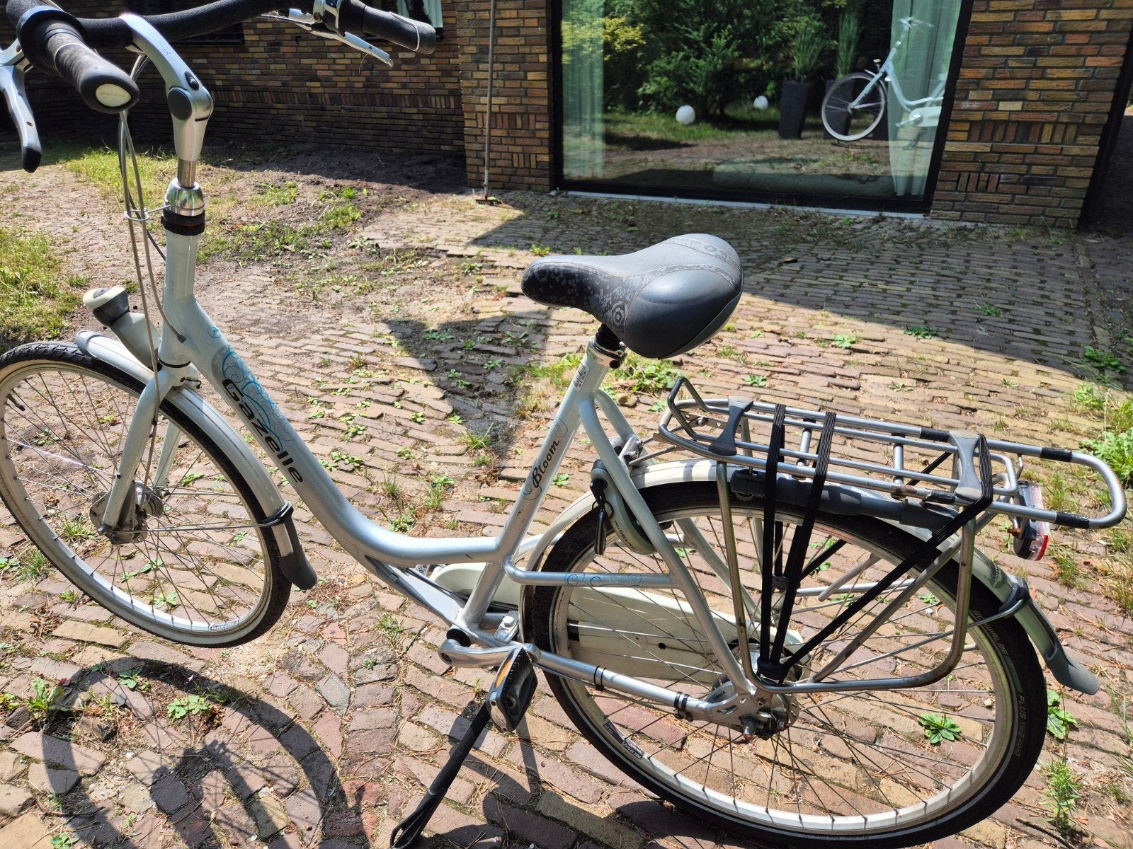 Gazelle Bloom mama fiets - Lichtblauw, Gebruikt, Ophalen, Gebruikt, Versnellingen, 50 tot 53 cm