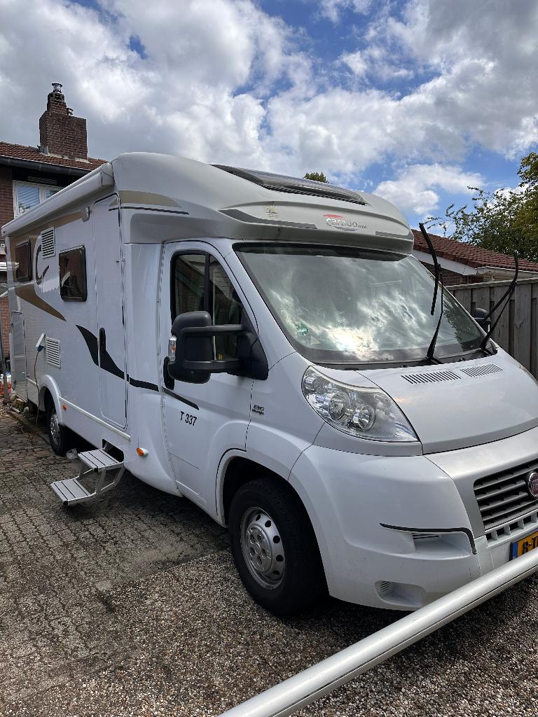 T337 Camper, Caravans en Kamperen, Campers, Chemisch toilet, Standaard zit, Ringverwarming, Koelkast