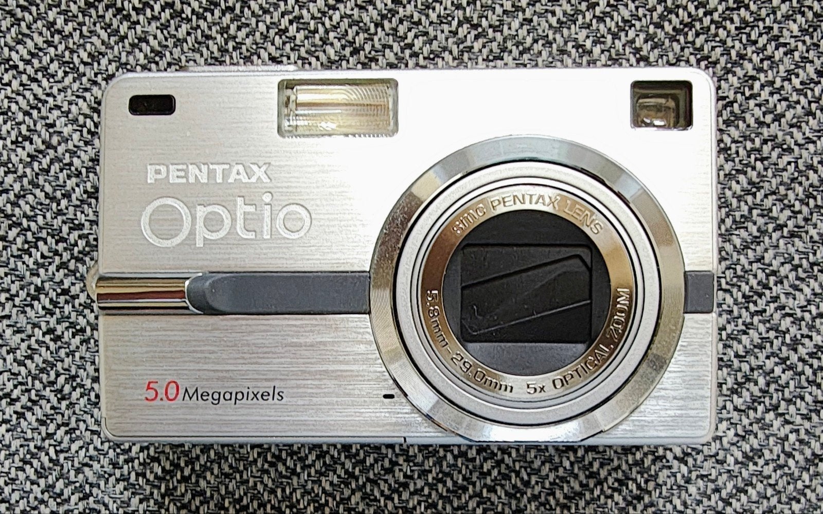 Pentax Optio SV 5.0 Megapixels Compactcamera, Ingebouwde flitser, Ophalen of Verzenden, Zo goed als nieuw, Handleiding
