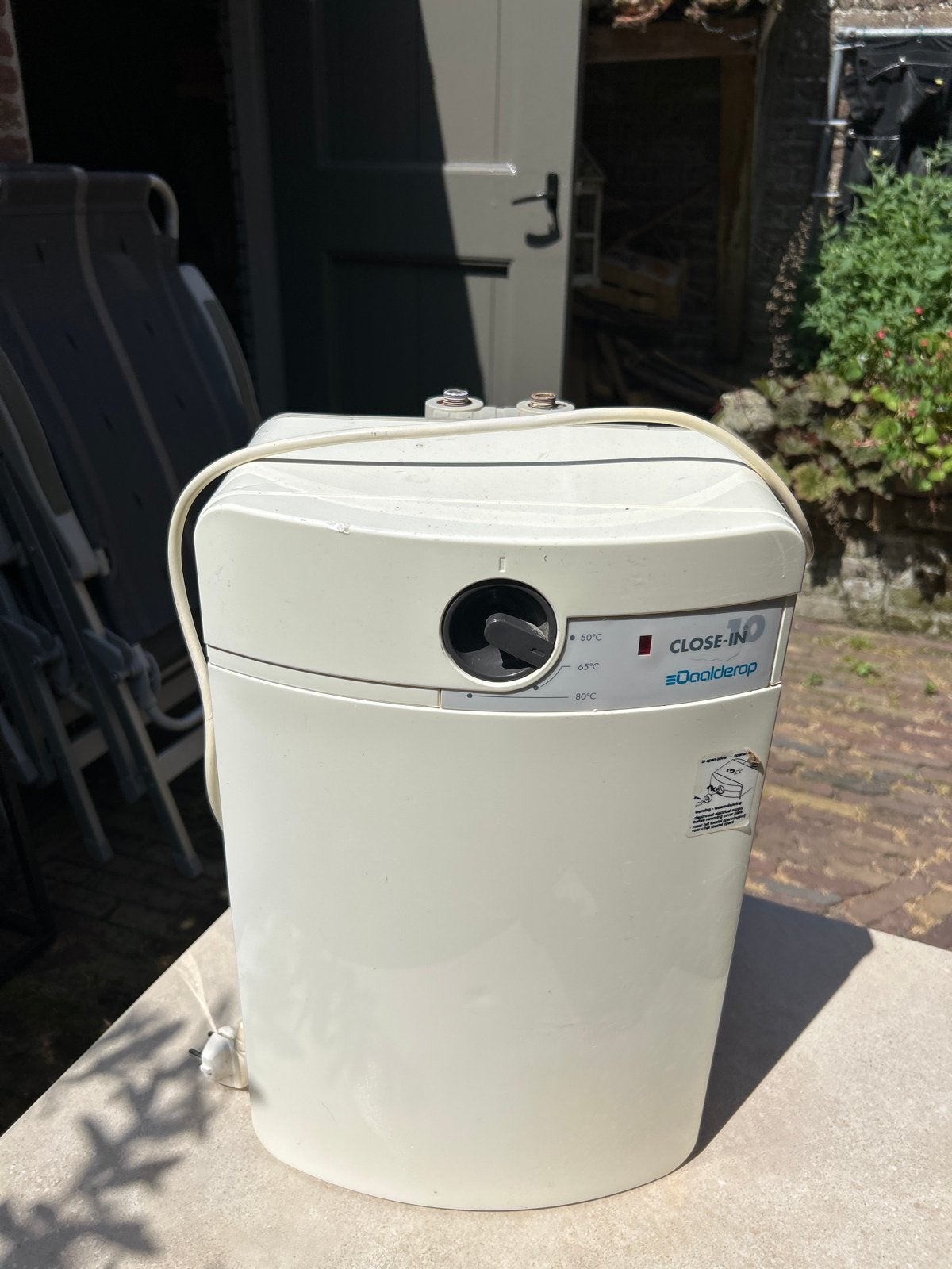 Daalderop Close-in 10 liter boiler, Doe-het-zelf en Verbouw, Geisers en Boilers, Gebruikt, Minder dan 20 liter, Onbekend, Boiler