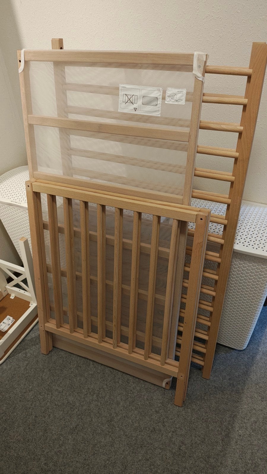 Ikea SNIGLAR ledikant 60x120 cm, Ophalen, Gebruikt, 70 tot 85 cm, Lattenbodem