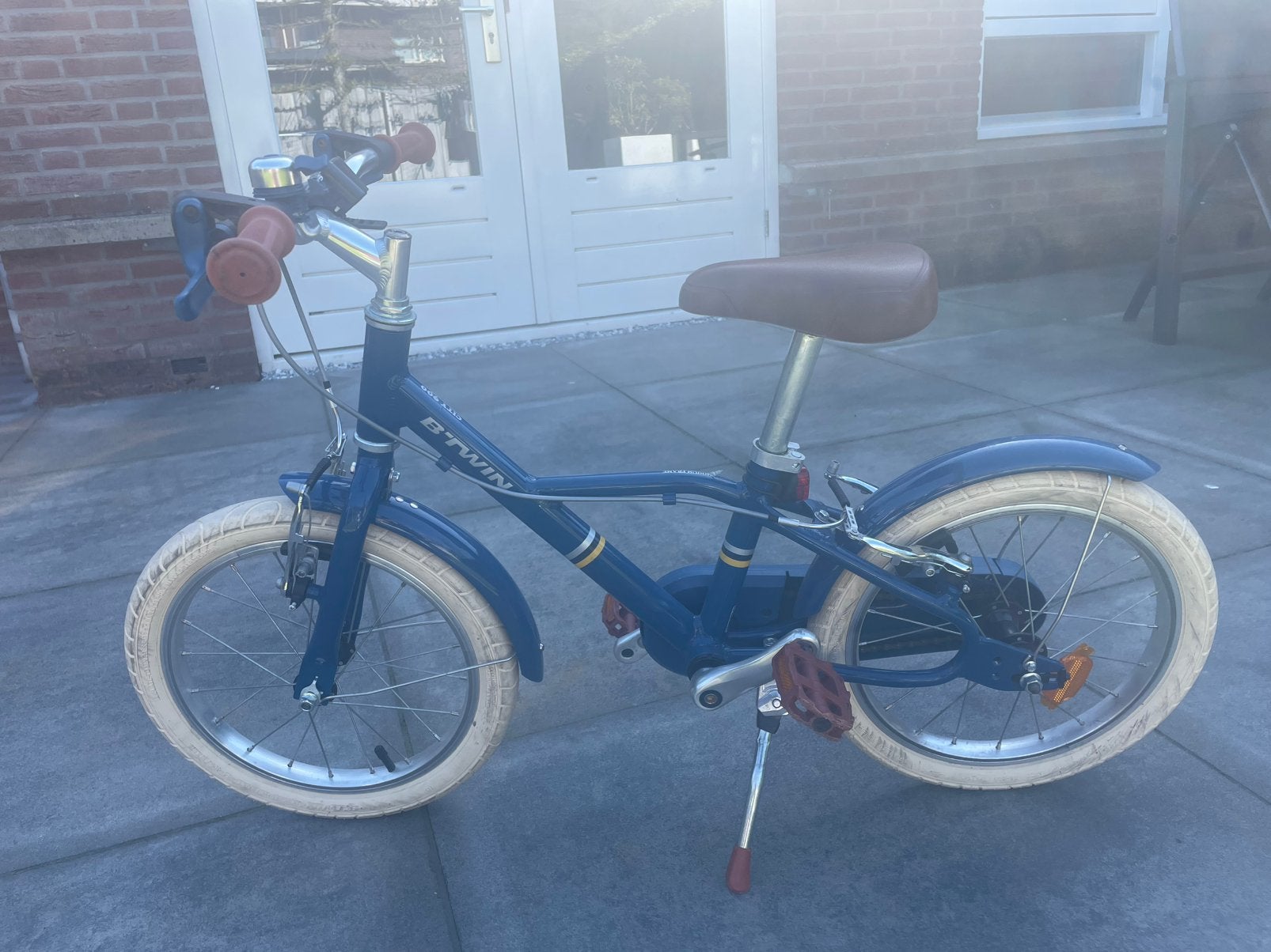 Kinderfiets 16inch, Ophalen, Gebruikt, Schijfrem, 16 tot 20 inch