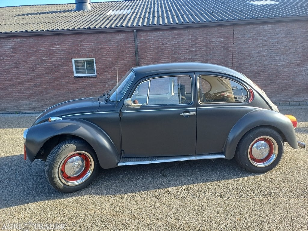 Volkswagen vw Kever van 1973, Achterwielaandrijving, Leder en Stof, Zwart, Handgeschakeld