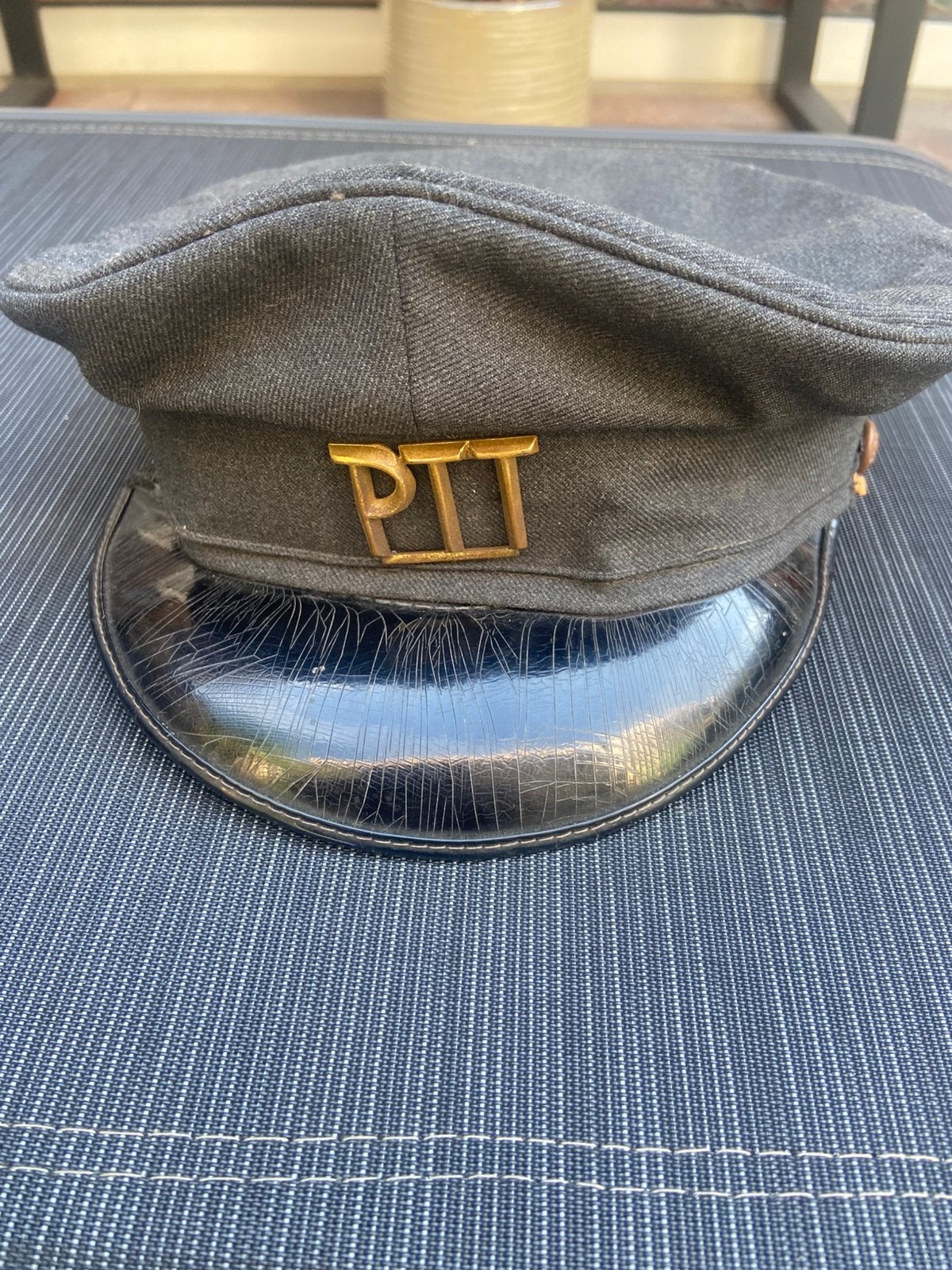 Oude PTT pet jaren 60/70, Kleding | Heren, Ophalen of Verzenden, Zo goed als nieuw