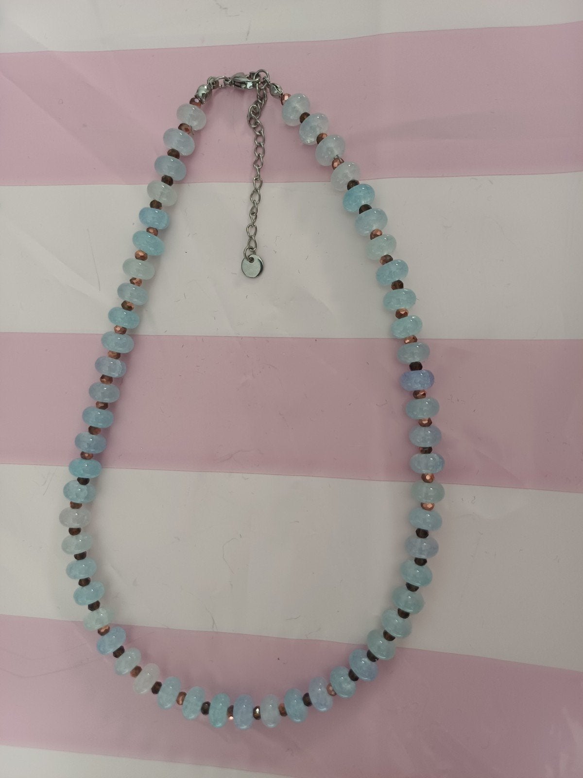 Stainless steel ketting, Ophalen of Verzenden, Zilver, Overige materialen