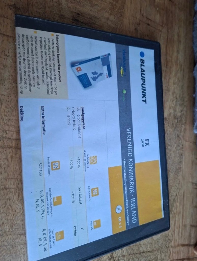 Blaupunkt FX 2010 Navigatie CD, Verzenden, Gebruikt